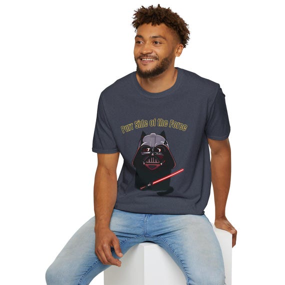Dark Force Cat T-Shirt: Sci-Fi Villain Graphic Tee