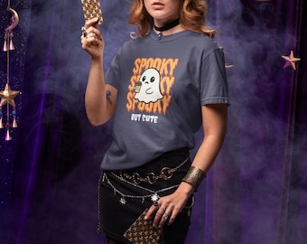 Spooky Ghost T-Shirt - Comfort Colors Halloween Tee
