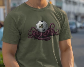 Chemise Alien Earth T Ocellus, t-shirt graphique vintage Weyland Yutani Corp, vêtements d'horreur de science-fiction