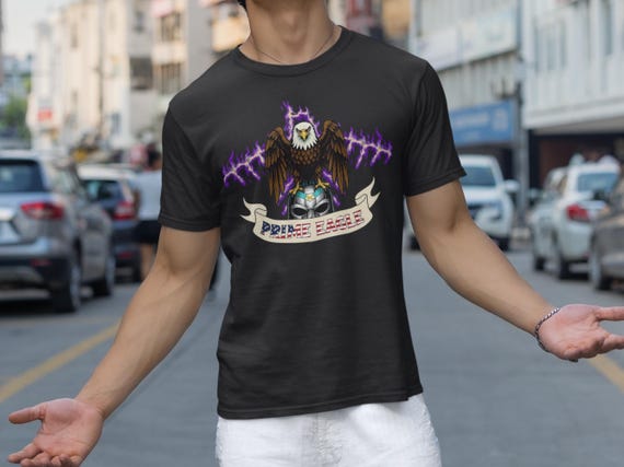Peacemaker Eagly Graphic Tee: Patriotic American Eagle Superhero Cotton Shirt
