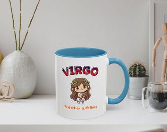 Virgo Zodiac Coffee Mug: Funny Astrology Gift, Ceramic Cup
