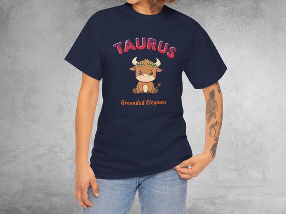 Taurus Zodiac Shirt | Grounded Elegance Graphic Tee | Astrology Birthday Gift