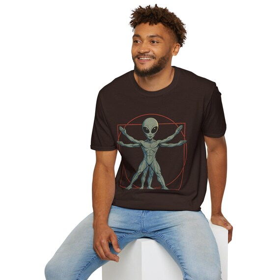 Alien Anatomy Graphic T-Shirt: Softstyle Unisex Sci-Fi Tee