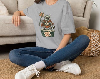 Viking Raccoon Unisex Shirt, Funny Trash Panda Tee, Sweatshirt & Hoodie