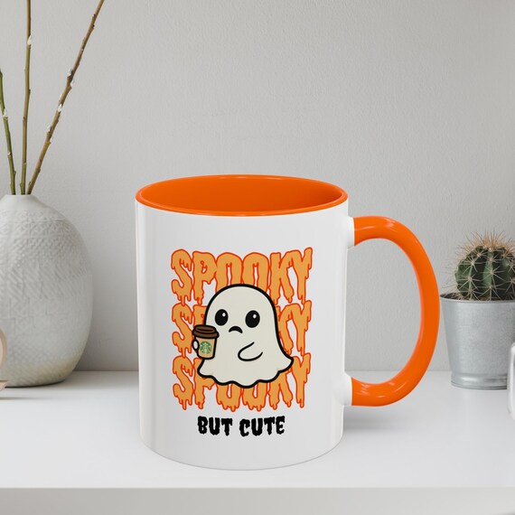 Spooky Ghost Coffee Mug – Halloween Ceramic Cup