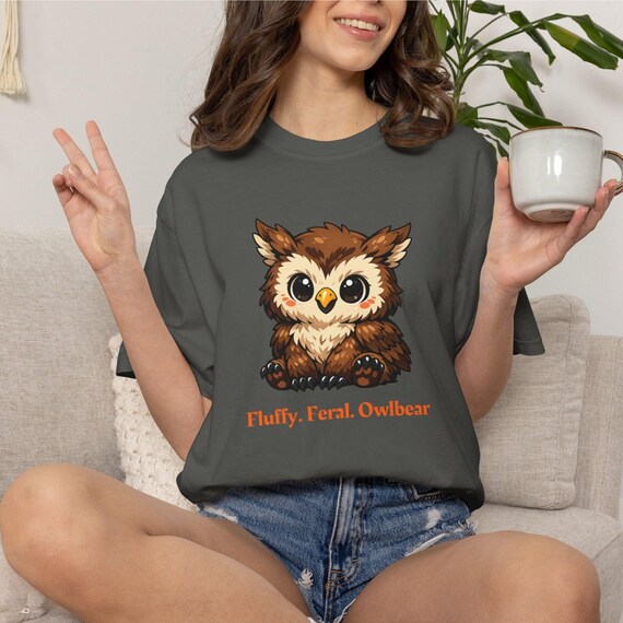 Baldurs Gate Owlbear Shirt: Fantasy RPG Gamer Sweatshirt Hoodie
