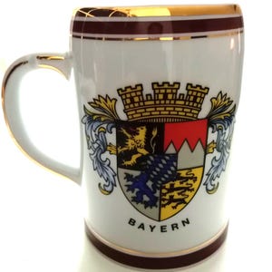 Bavarian Beer Mug Ceramic Beerglasses Bavarian Handmade