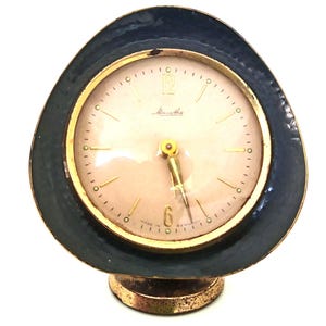 Alarm Clock Antique Vintage Super Reduced Mechanical Mauthe Collector