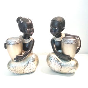 Tealight tealight holder tealight figures Africa