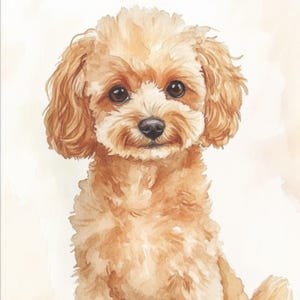 Custom Pet Portrait - Watercolor, Oil, or Cartoon Art | Personalized Gift | Digital or Print on T-Shirt/Mug