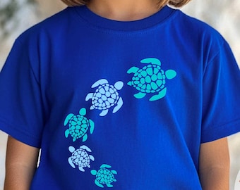 Sea Turtle Shirt, Summer Tee for Toddler, Caretta Caretta Beach T-Shirt, Summer Shirt, Save the Turtle T-Shirt, Ocean Tee, Sea Side Tee