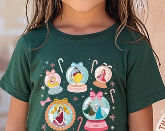 Disney Princess Christmas Kids T-Shirt, It's The Most Wonderful Time of The Year Sweatshirt, Disney Girl Trip Christmas Toddler Shirt
