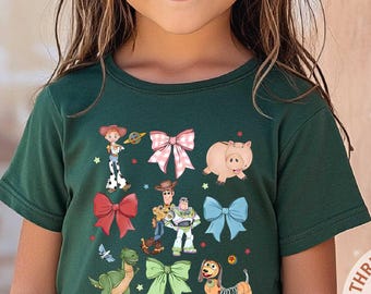 Toy Story Coquette Bow Toddler T-Shirt, Disney Toy Story Kids Shirt, Disney Toy Story Baby Bodysuit, Girls Jessie Shirt, WDW Toy Story Tee