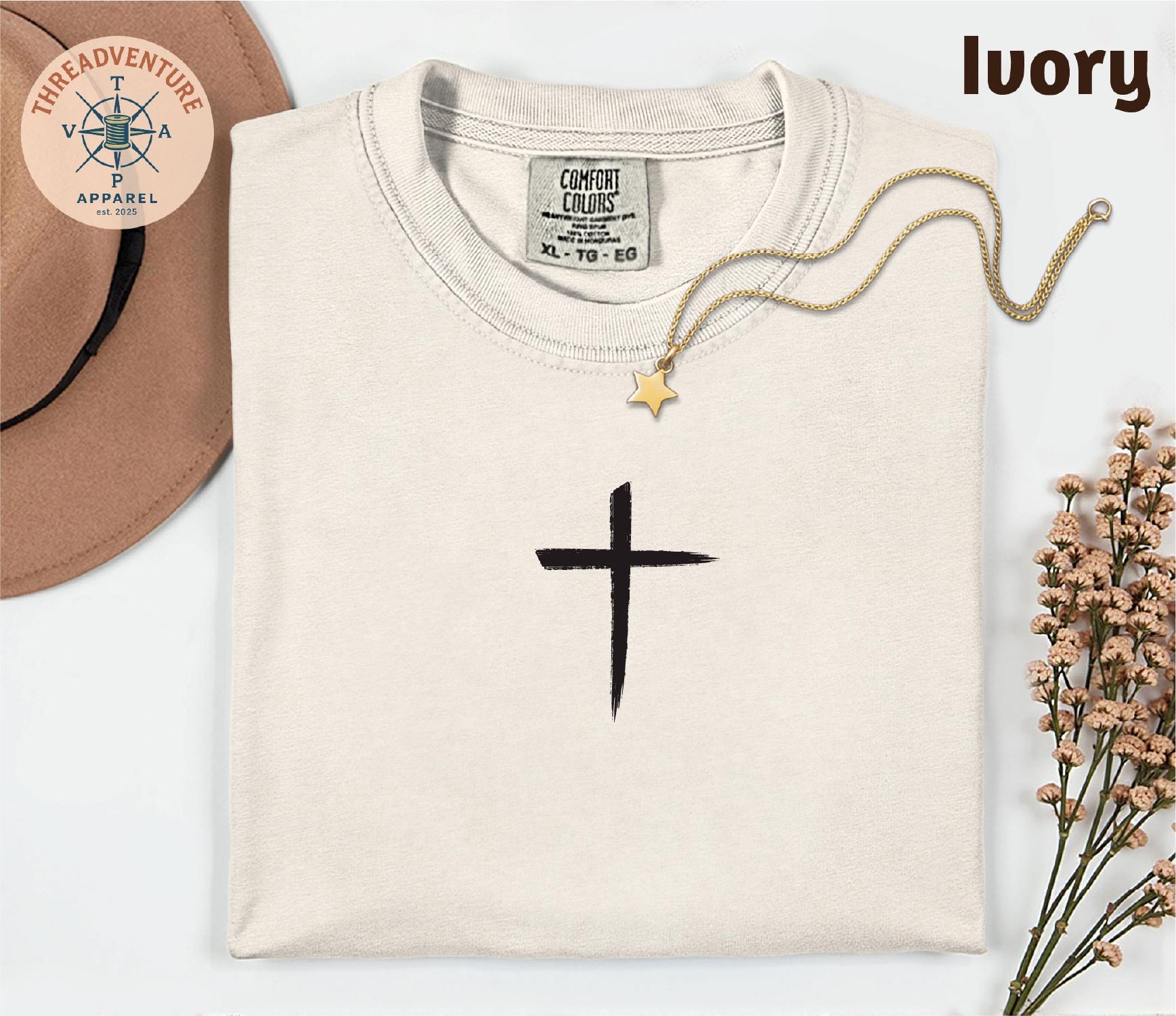 Cross Tshirt - Etsy