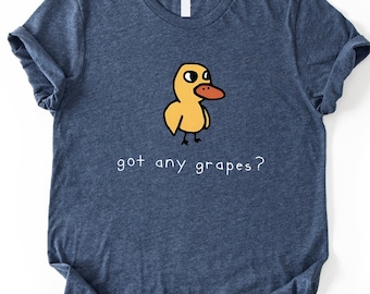 Got Any Grapes The Duck Song T-Shirt, Funny Millennial 90s T-Shirts, The Duck Song Shirt, Got Any Grapes Shirt, Duck Lemonade Stand Top