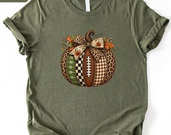 Football Pumpkin Shirt, Comfort Colors Game Day T-Shirt, Fall Sweatshirt, Thanksgiving Sports Tee, Football Mom Top, Sports Gift