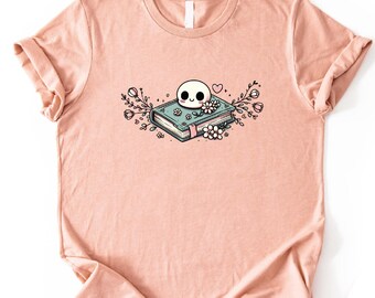 Booktrovert Floral T-Shirt, Too Nonfictiony Outside Top, Comfort Colors® Book Club Tee, Fiction Reader Gift for Librarian, Book Lover Gifts