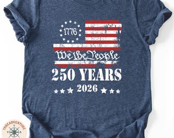 250 Years Of Freedom Eagle Bootleg T-Shirt, 250th America Anniversary Sweatshirt, America 250th Shirt, We The People Top, We The People Top