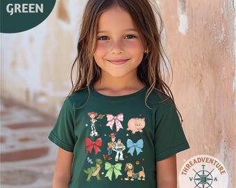 Toy Story Coquette Bow Toddler T-Shirt, Disney Toy Story Kids Shirt, Disney Toy Story Baby Bodysuit, Girls Jessie Shirt, WDW Toy Story Tee