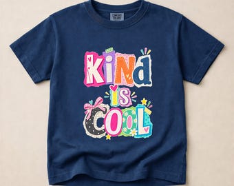 Comfort Colors® Be Kind T-Shirt, Hand Drawn Motivational Sweatshirt, Teacher Positive Affirmations Metal Health Counselor Tee, Gift for Her