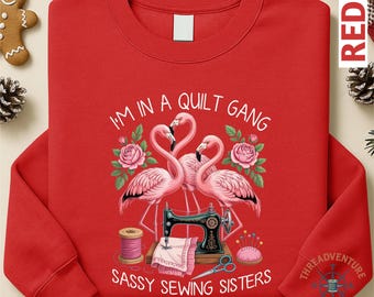 I’m Ok Sweatshirt, Sewing Top, Sewing Lover Shirt, Quilting Sweatshirt, Funny Quilting T-Shirt, Gift for Quilter, Funny Sewing Sweater