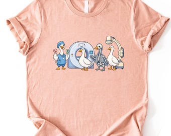 Radiation Therapist Silly Goose T-Shirt, Comfort Colors Funny Radiation Therapy Gooses Tee, Cute Radiation Therapy Goose Sweatshirt