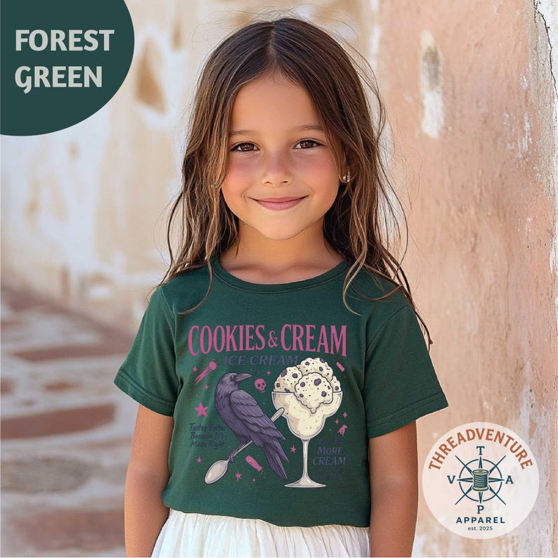 Comfort Colors Butcher Blackbird Dark Romance T-Shirt, Cookie & Cream Ice Cream Youth Shirt, Brynne Inspired Book Tee, Gift for Book Lover image 3