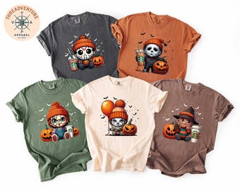 Family Halloween Matching Shirt, Baby Horror Movie Characters Tee, Horror Matching Family Tee, Spooky Horror Tee, Spooky Family Matching Tee