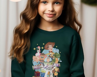 Disney Toy Story You've Got A Friend In Me Youth Sweatshirt, Toy Story Watercolor Top, Buzz Woody Jessie Bo Peep Shirt, Disneyland Trip Tee