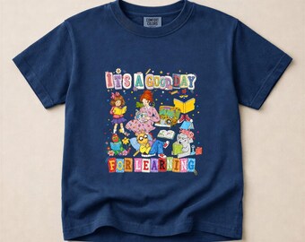It's A Good Day for Learning Shirt, Cute Teacher Graphic Tee, Classroom Reading Shirt, New School Year Comfort Colors T-Shirt