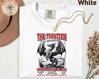 Throne of Glass T-Shirt, The Thirteen Shirt, Manon Blackbeak Ironteeth Witches Tee, Dorian Haviliard SJM Shirt, Terrasen Bookish Shirt
