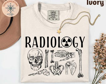 Camiseta de radiología, camiseta divertida de esqueleto bailando para técnico radiólogo, sudadera de esqueleto de radiología, sudadera de técnico radiólogo, camiseta de radiólogo esqueleto