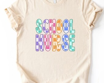School Nurse Shirt, Nurse Shirt, RN Shirt, Nurse Graduation Gift, Nurse Week Shirt, Gift for Nurse, Comfort Colors® Back to School Nurse Tee