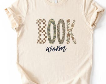 Bookworm Shirt, Comfort Colors Book Lover T-Shirt, Reading Sweatshirt, Bookish Tee, Reader Top, Bookworm Gift, Booktrovert Shirt