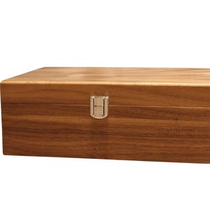 Personalised Handmade Large Walnut Chess Box – 3.75"