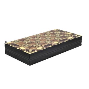 Personalised Handmade Motif Design Backgammon Set - 20&quot;