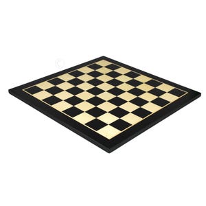 Personalised Handmade Black Chess Board– 16&quot;