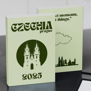 Czechia Travel Print Photo Book Template |Assouline Book , Travel Journal Printable, Travel Journal, Ebook Template Canva , Photo Album