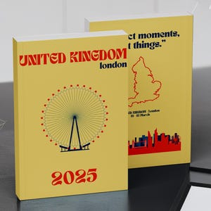 London Travel Photo Book Template: UK Vacation Journal (Canva Ebook)