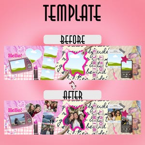 Modelo de Scrapbooking Carrossel do Instagram That Girl | Kit de Scrapbook Digital para Postagens Estéticas do IG, Stories e Reels | Modelos Canva Editáveis