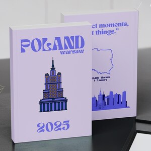 Poland Travel Photo Book Canva Template: Warsaw Souvenir (Digital Download)