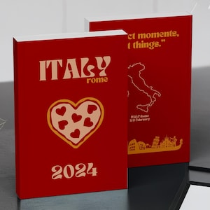 Italy Travel Print Photo Book Template | Assouline Book , Travel Journal Printable, Travel Journal, Ebook Template Canva