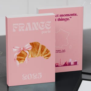 France Travel Print Photo Book Template |Assouline Book , Travel Journal Printable, Travel Journal,  Ebook Template Canva Digital Travelbook