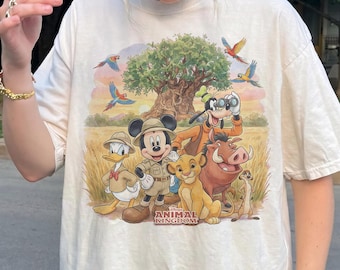 Mickey Animal Kingdom Safari T-Shirt, Disney Lion King Comfort Colors Tee