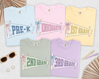 Teacher Team Shirts, Comfort Colors Back to School Shirt, Grade Level Team Tees, Teacher Gift, First Second Third Fourth Fifth Grade