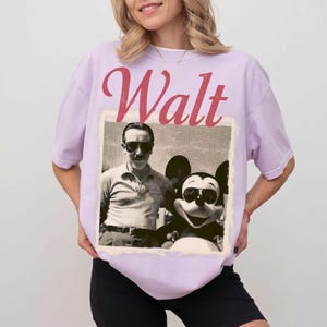 Retro Walt Disney Shirt, Disney Mens Shirt, Disneyland Shirt, Magic Kingdom Tee, Happiest Place On Earth, Disney Fan Shirt image 4