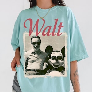 Retro Walt Disney Shirt, Disney Mens Shirt, Disneyland Shirt, Magic Kingdom Tee, Happiest Place On Earth, Disney Fan Shirt image 6