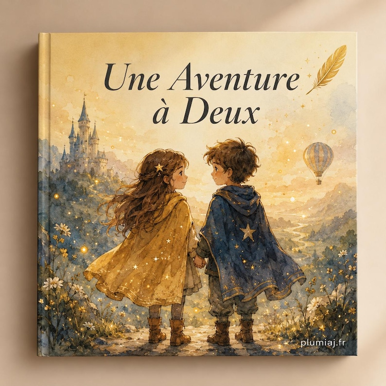 Personalized Book for Two – 2 Characters – Printed Edition (21x21 cm) image 1
