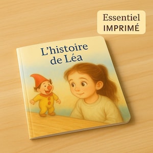 Livre personnalisé enfant – 1 personnage – Format imprimé 21x21 cm
