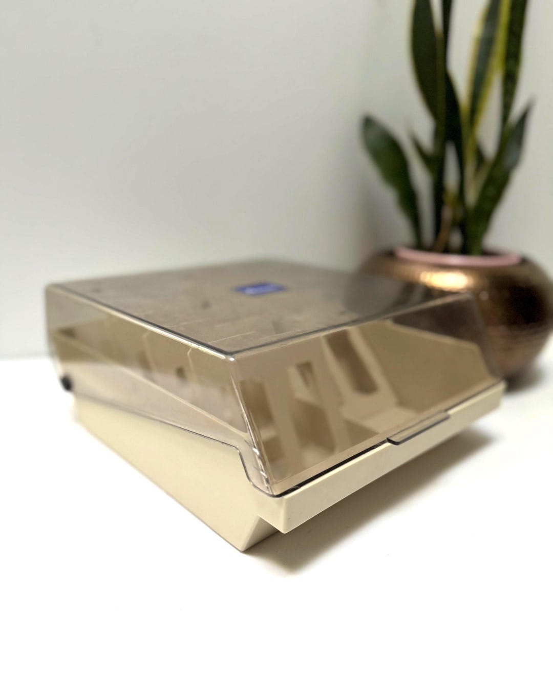 Vintage Floppy Disk Storage Box Case Vintage 1980s Floppy Disk Box 80s ...